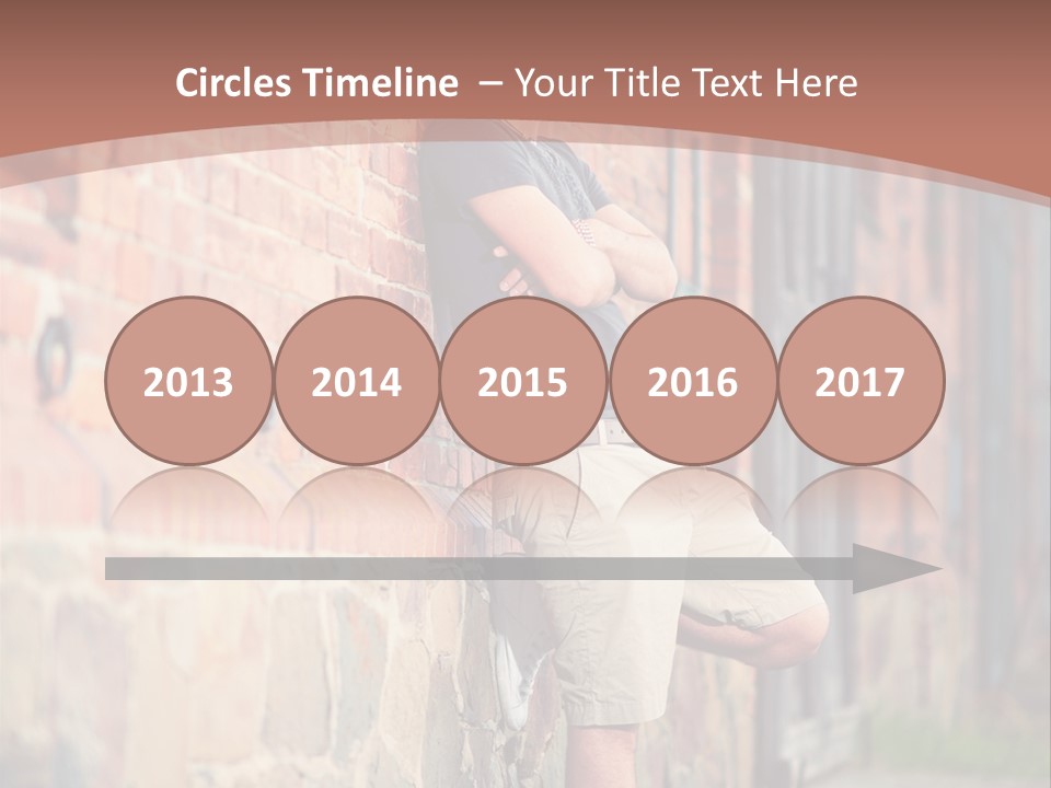 Family Peaceful Sunset PowerPoint Template