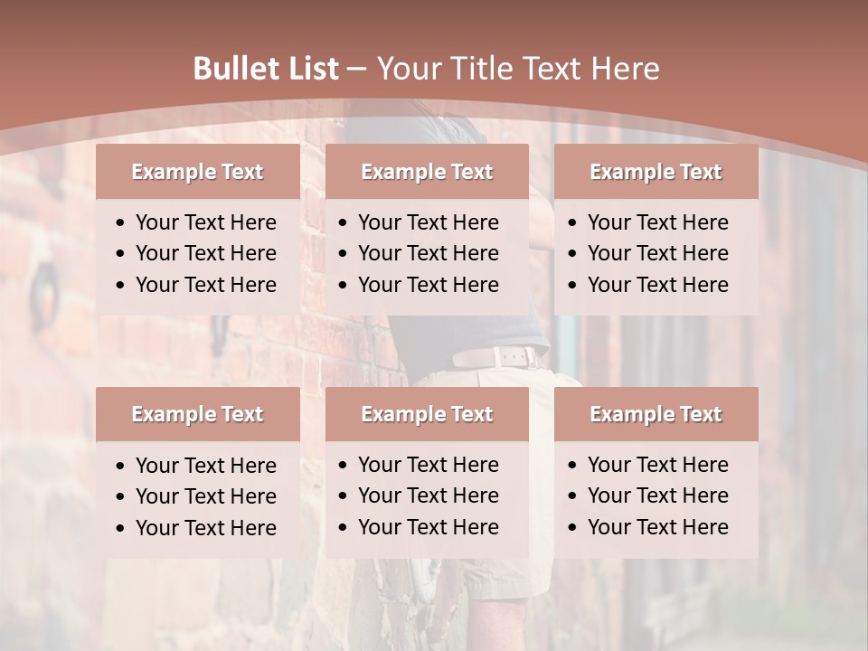 Family Peaceful Sunset PowerPoint Template