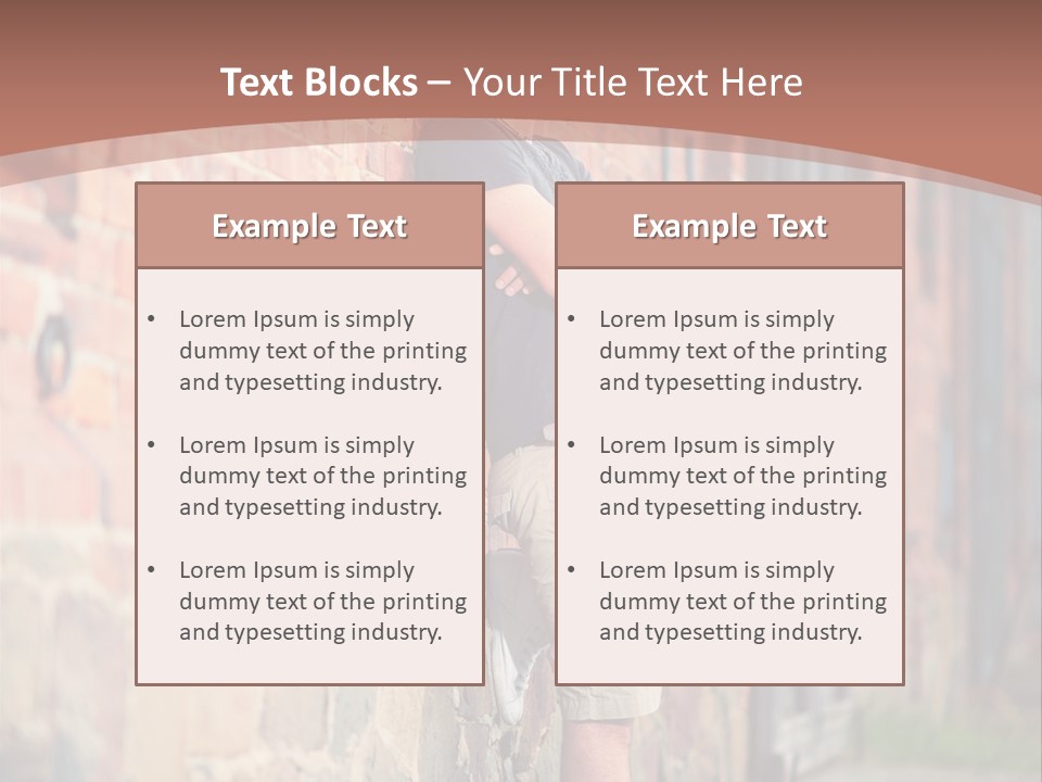 Family Peaceful Sunset PowerPoint Template