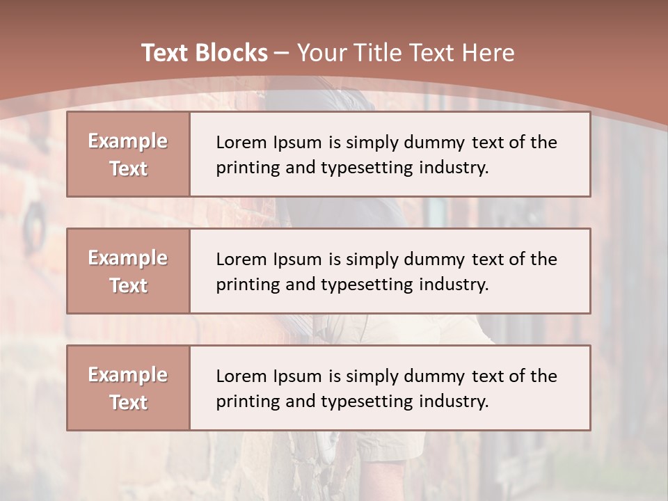 Family Peaceful Sunset PowerPoint Template