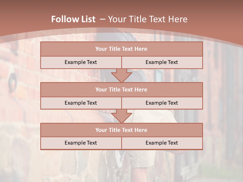 Family Peaceful Sunset PowerPoint Template