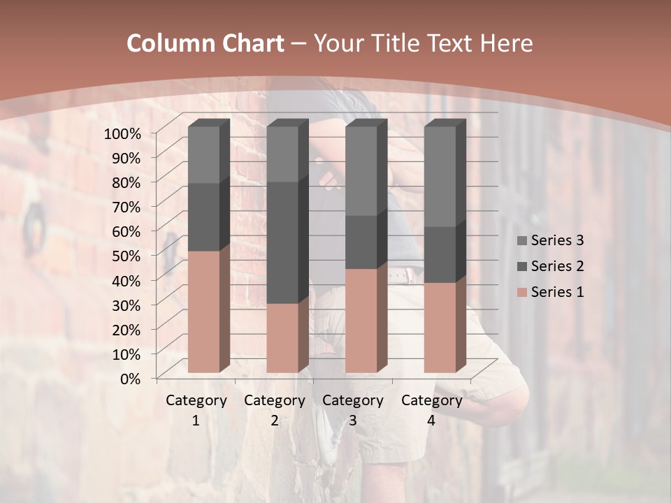 Family Peaceful Sunset PowerPoint Template