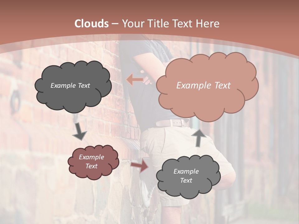Family Peaceful Sunset PowerPoint Template