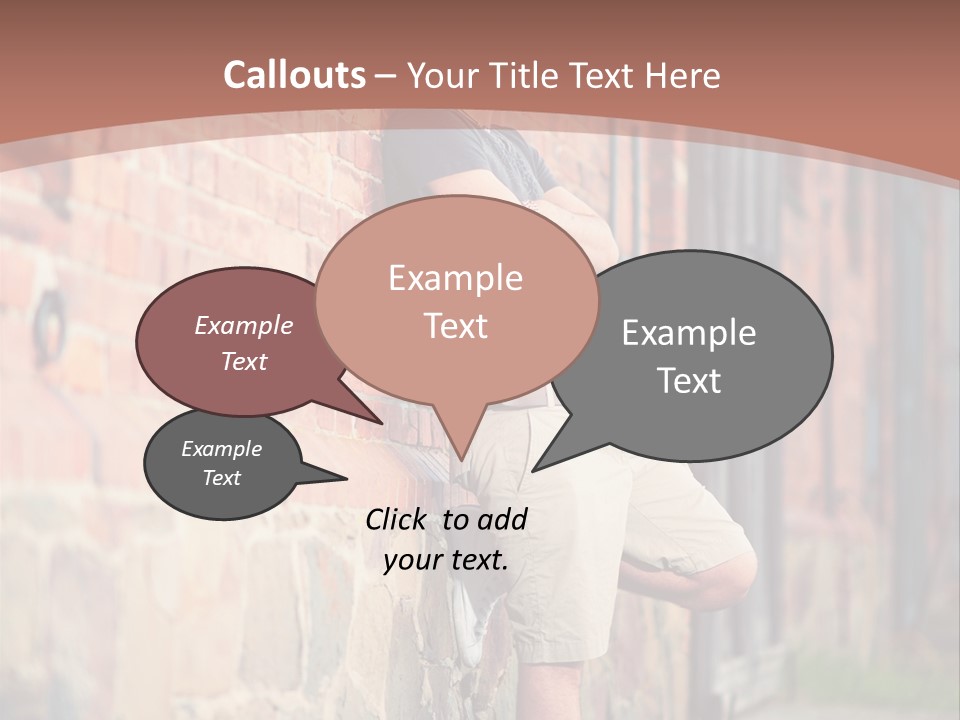 Family Peaceful Sunset PowerPoint Template