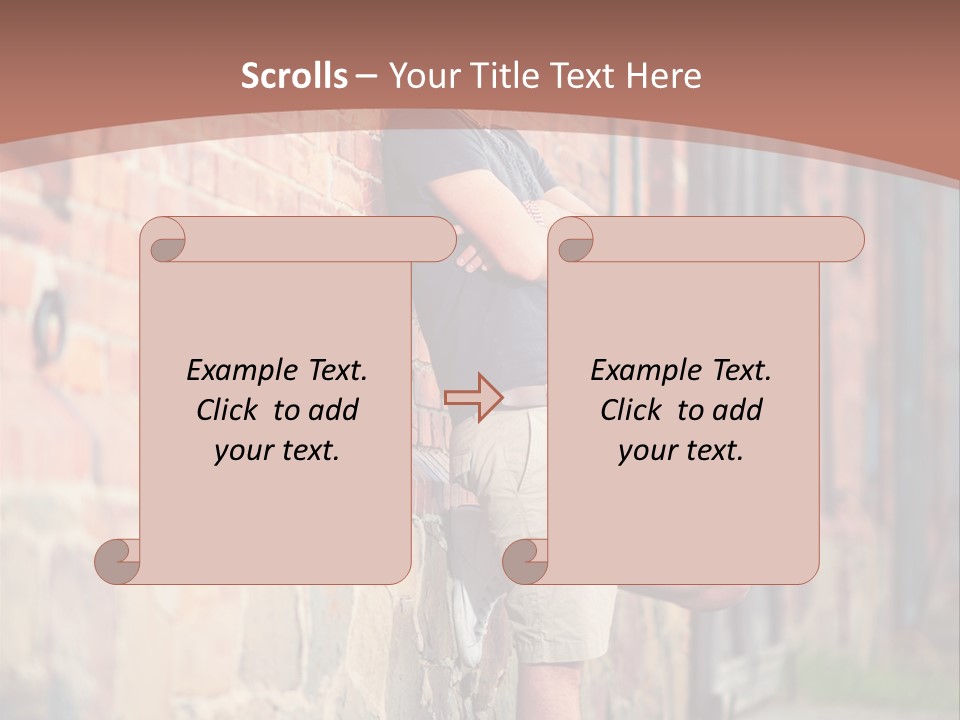 Family Peaceful Sunset PowerPoint Template