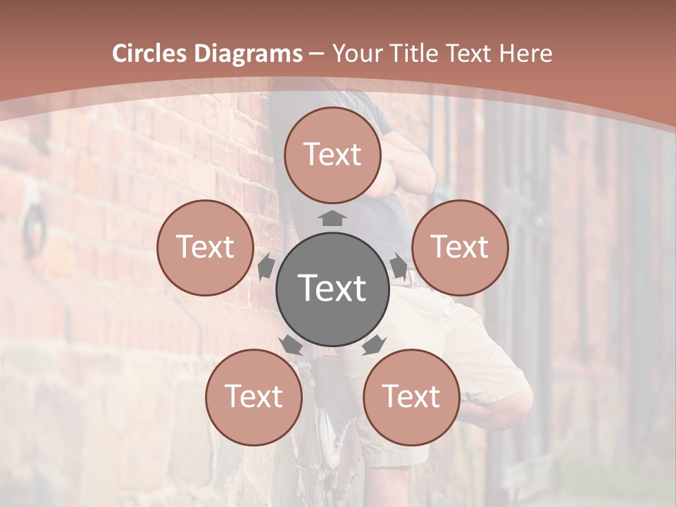 Family Peaceful Sunset PowerPoint Template