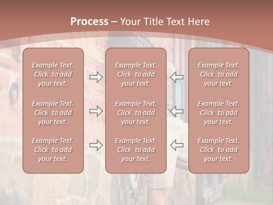 Family Peaceful Sunset PowerPoint Template
