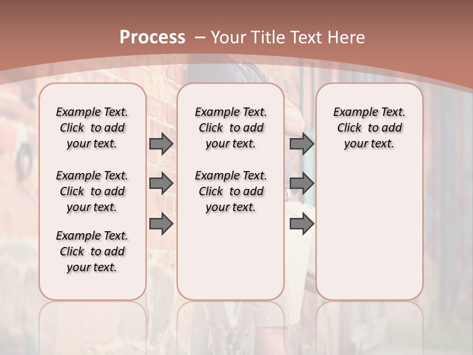 Family Peaceful Sunset PowerPoint Template