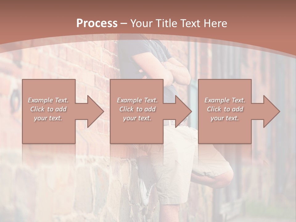 Family Peaceful Sunset PowerPoint Template