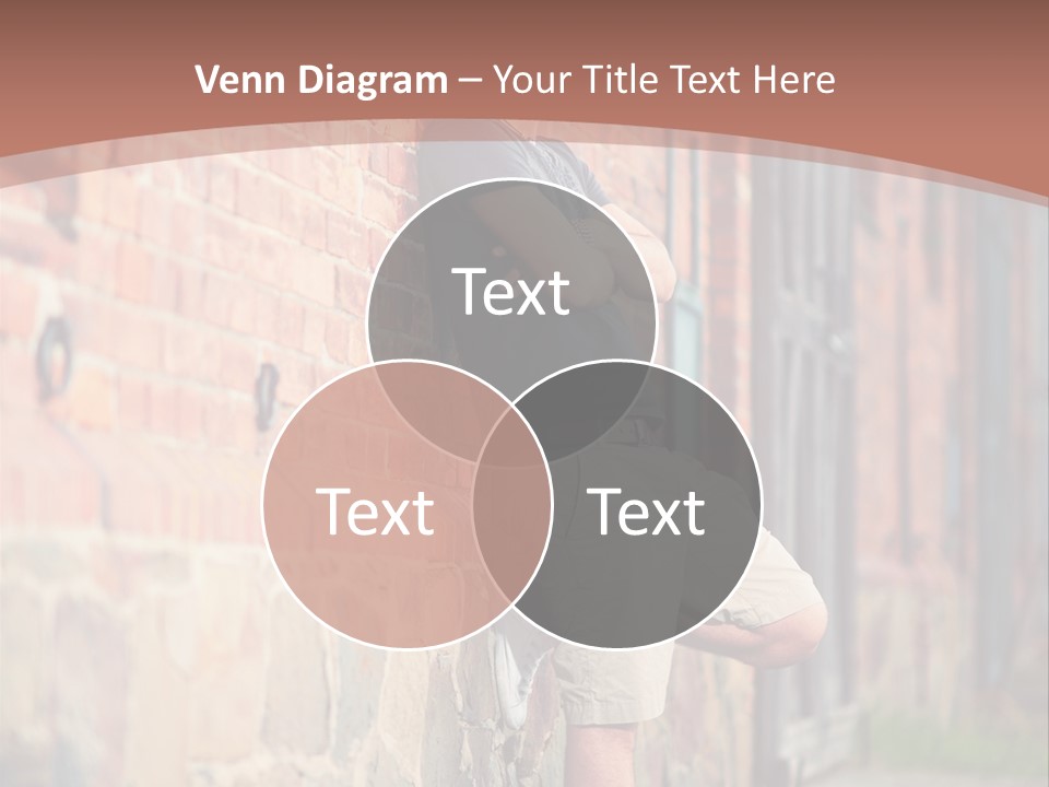 Family Peaceful Sunset PowerPoint Template