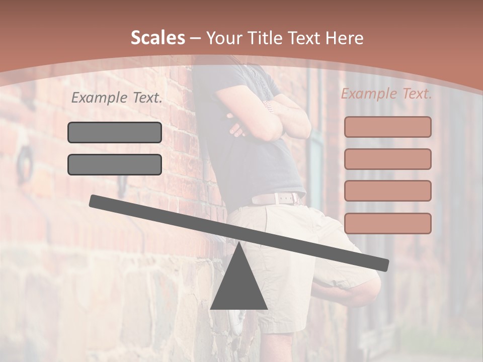 Family Peaceful Sunset PowerPoint Template