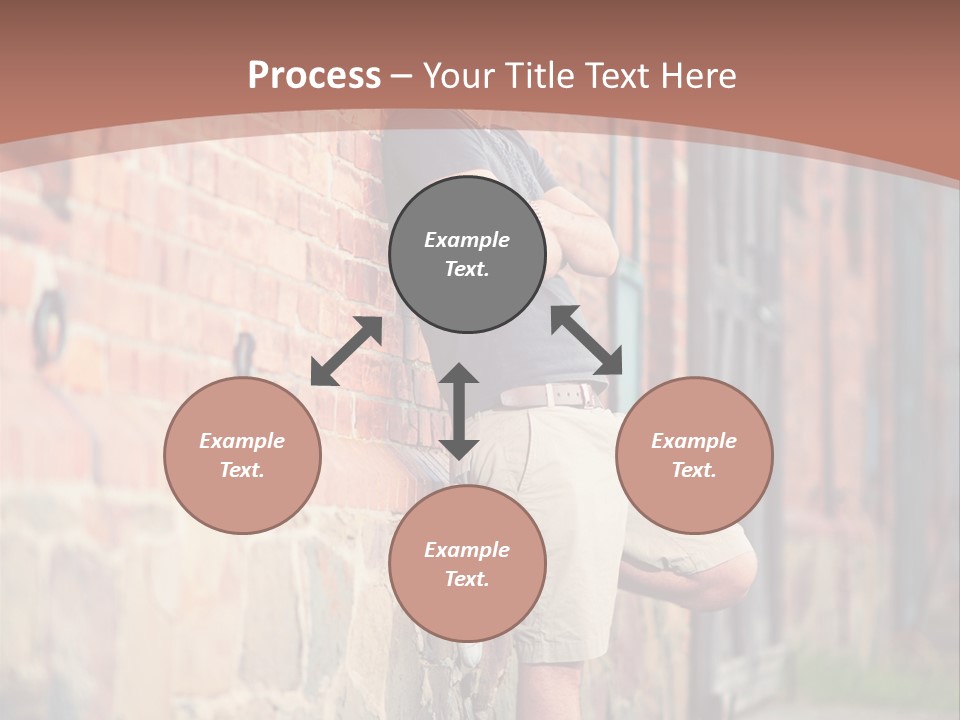 Family Peaceful Sunset PowerPoint Template