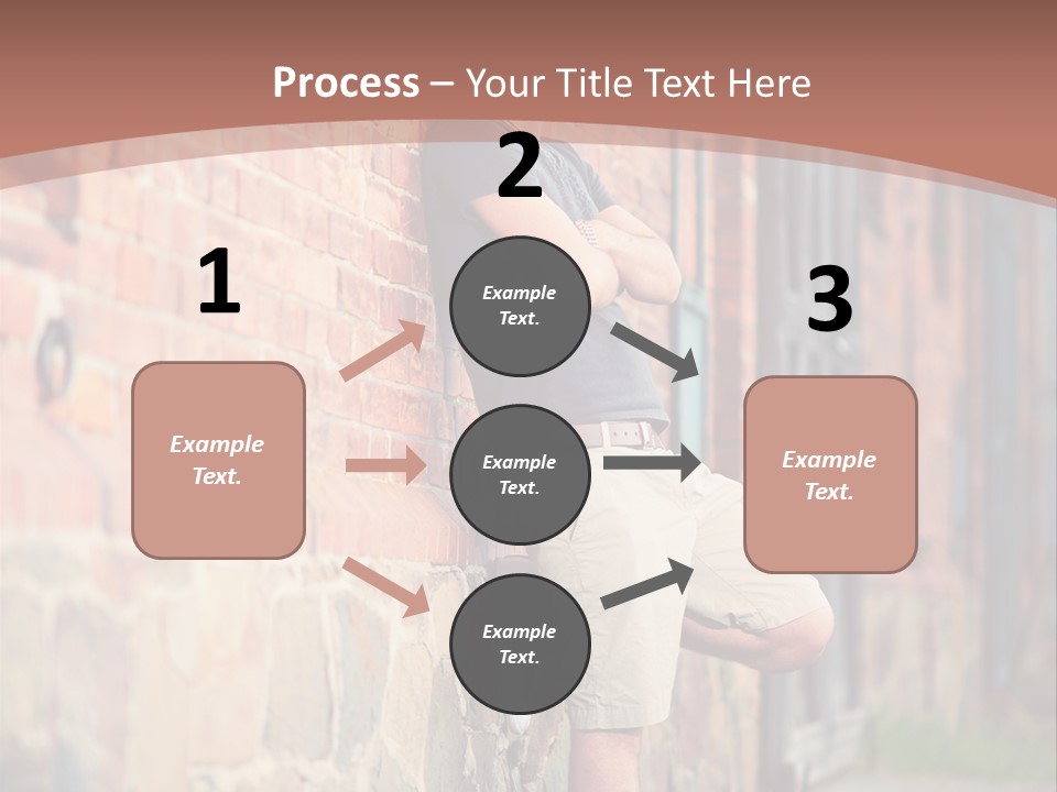 Family Peaceful Sunset PowerPoint Template
