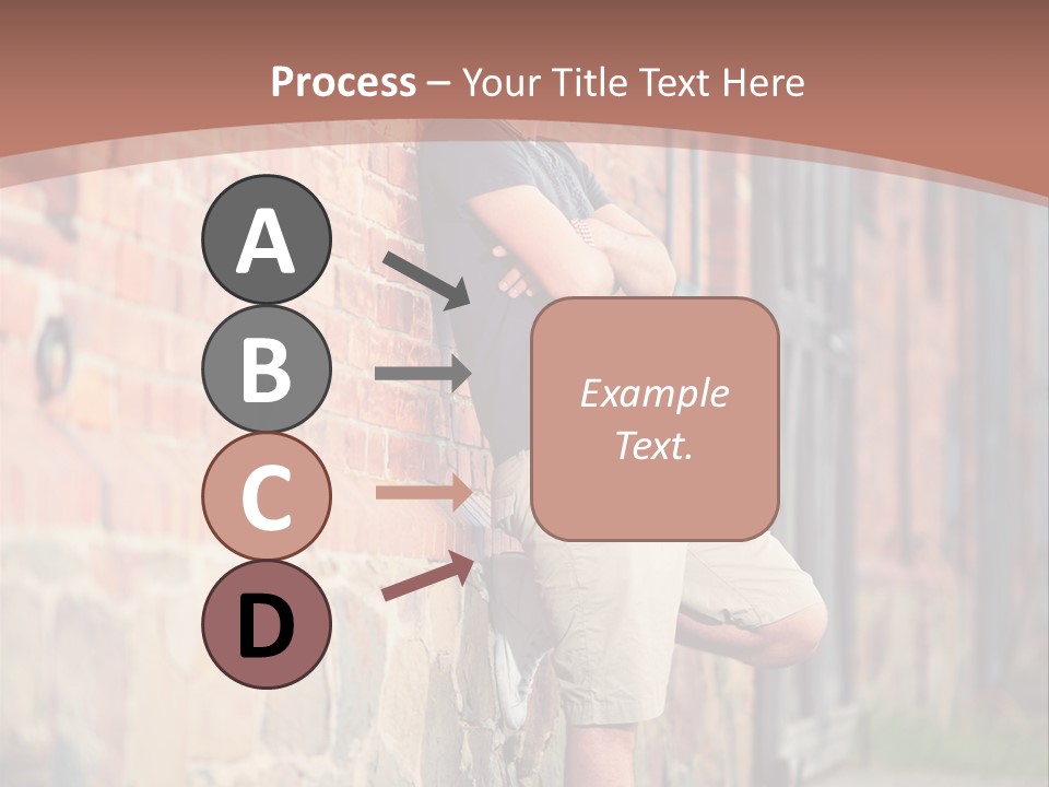 Family Peaceful Sunset PowerPoint Template