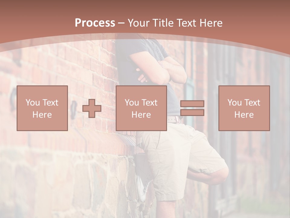 Family Peaceful Sunset PowerPoint Template