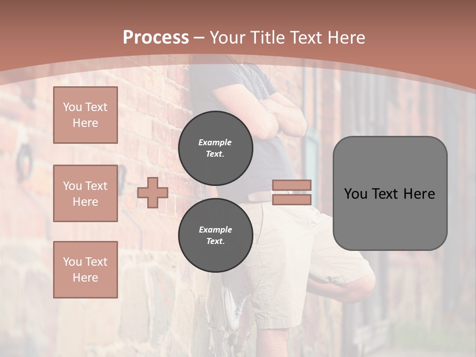 Family Peaceful Sunset PowerPoint Template