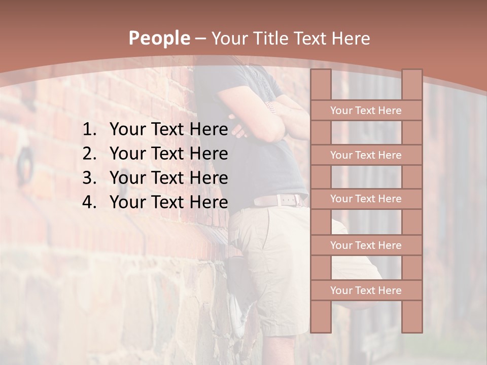 Family Peaceful Sunset PowerPoint Template