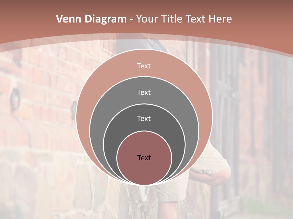 Family Peaceful Sunset PowerPoint Template