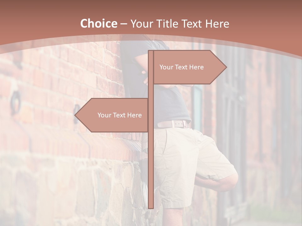 Family Peaceful Sunset PowerPoint Template