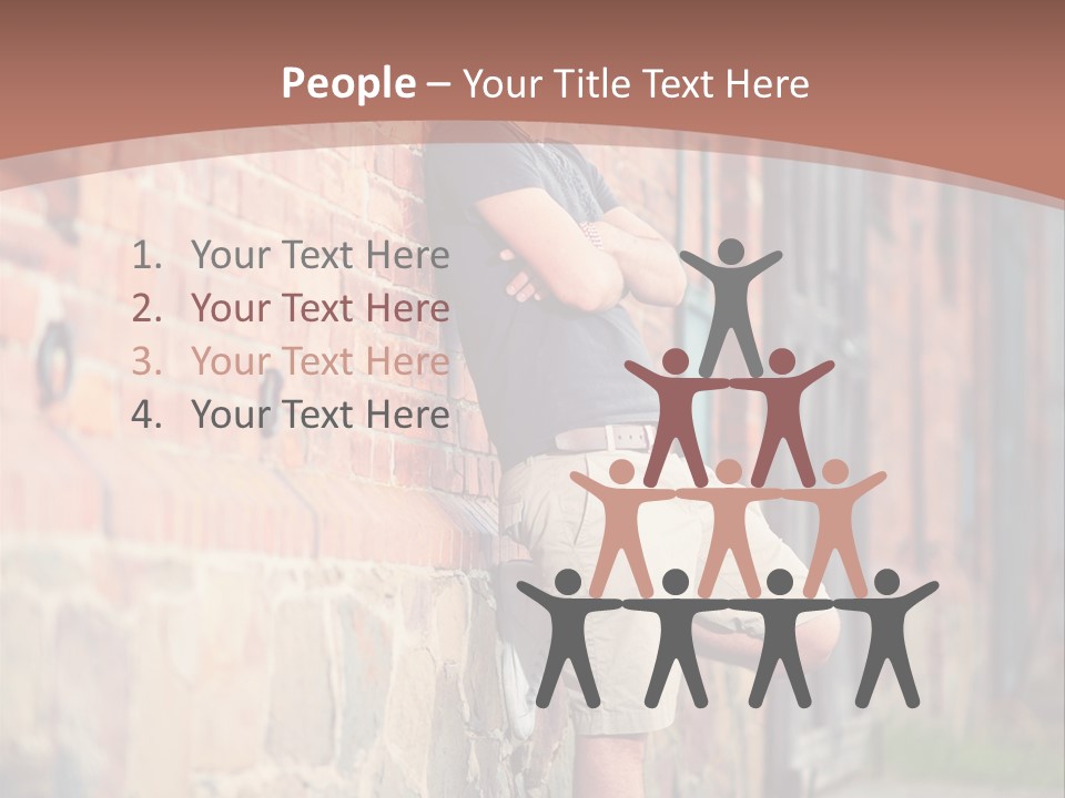 Family Peaceful Sunset PowerPoint Template