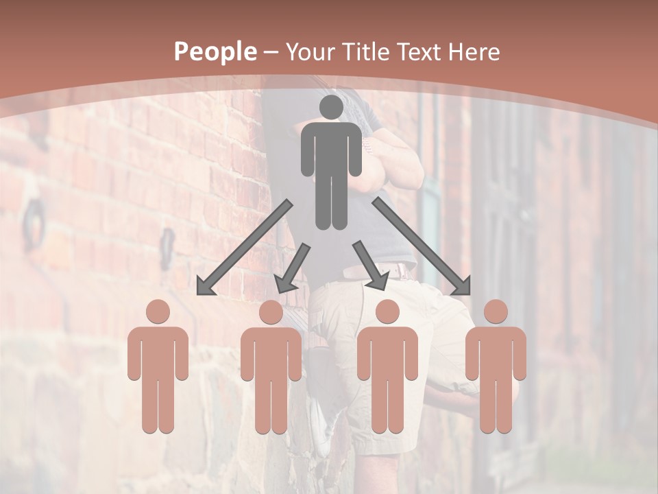 Family Peaceful Sunset PowerPoint Template