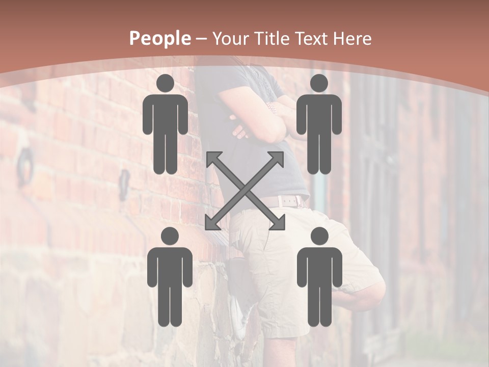 Family Peaceful Sunset PowerPoint Template