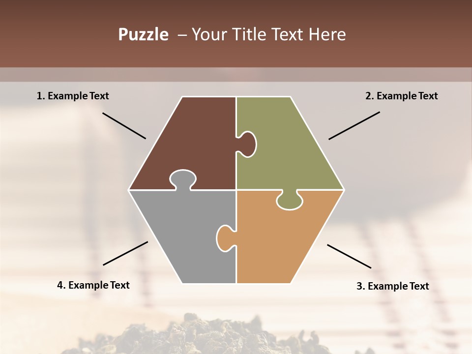 Peaceful Beach Old PowerPoint Template