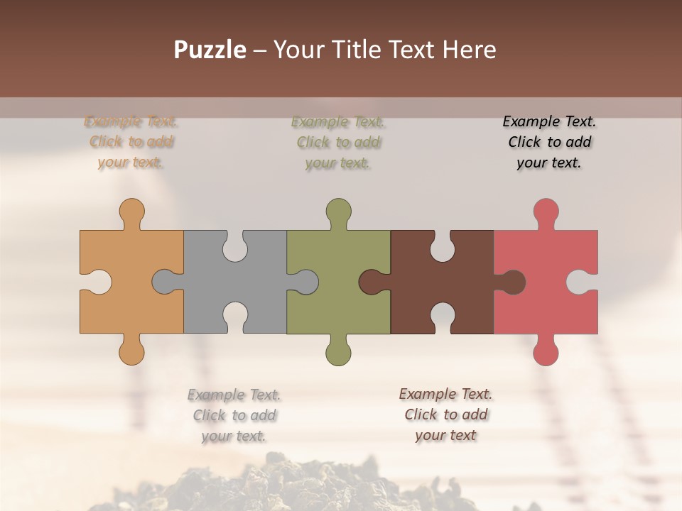 Peaceful Beach Old PowerPoint Template