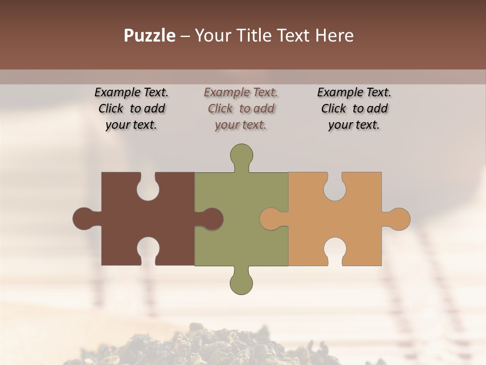 Peaceful Beach Old PowerPoint Template