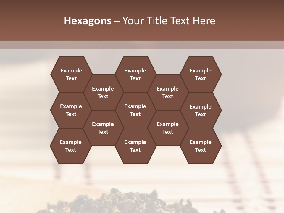 Peaceful Beach Old PowerPoint Template