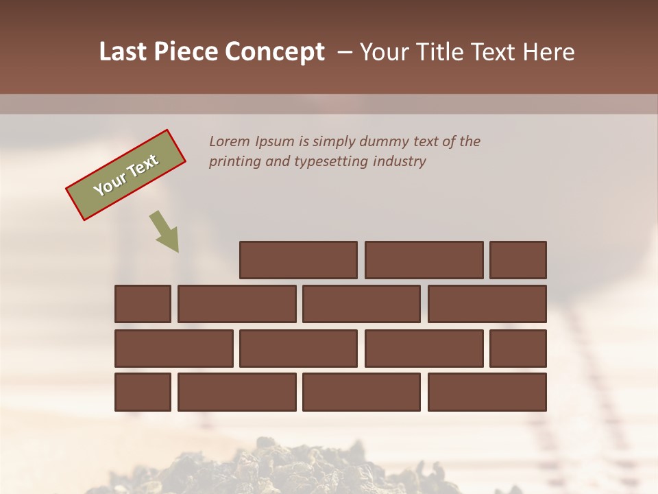 Peaceful Beach Old PowerPoint Template