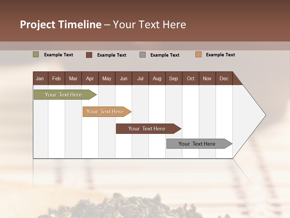 Peaceful Beach Old PowerPoint Template