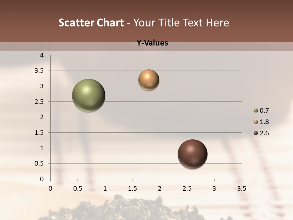 Peaceful Beach Old PowerPoint Template