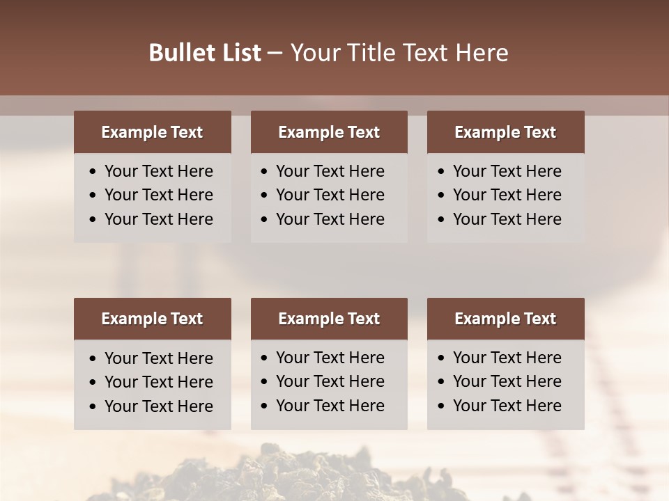 Peaceful Beach Old PowerPoint Template
