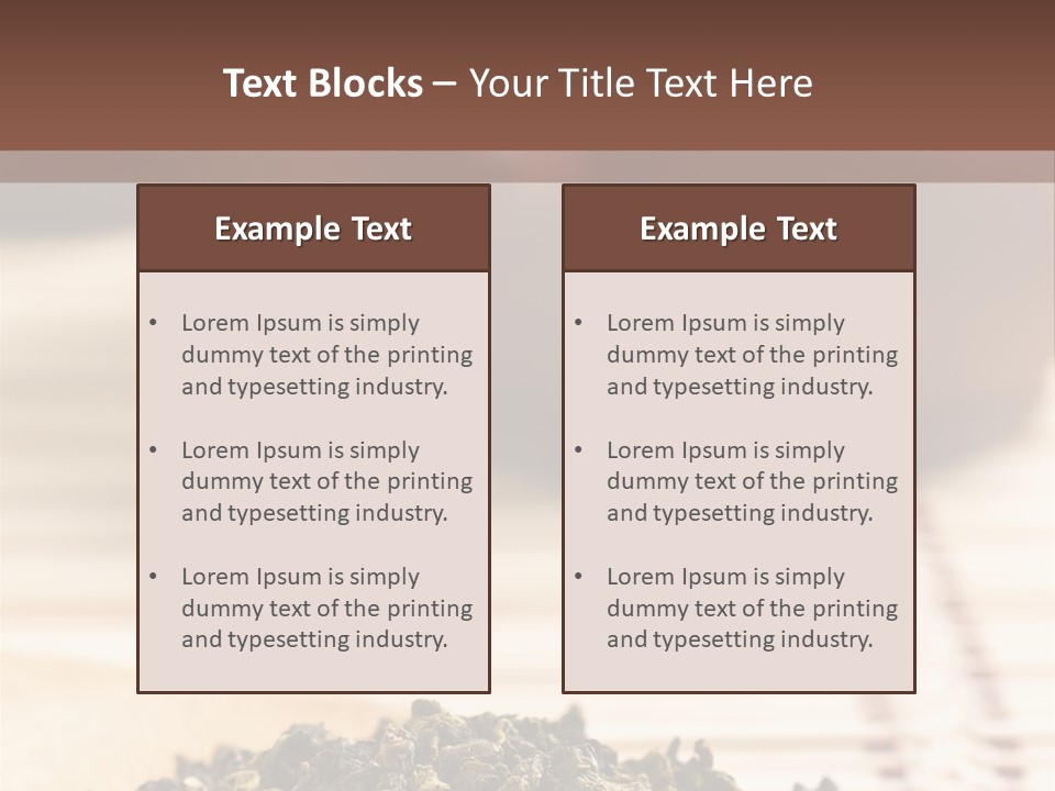 Peaceful Beach Old PowerPoint Template