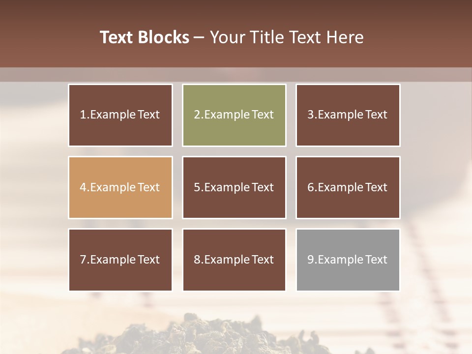 Peaceful Beach Old PowerPoint Template