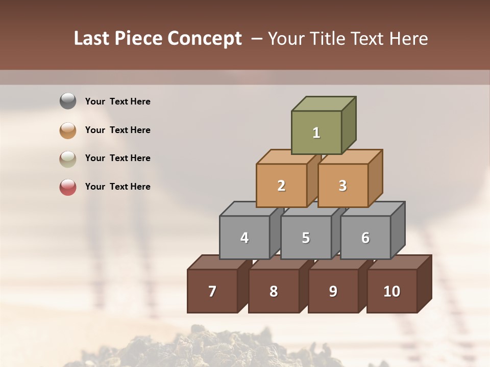 Peaceful Beach Old PowerPoint Template