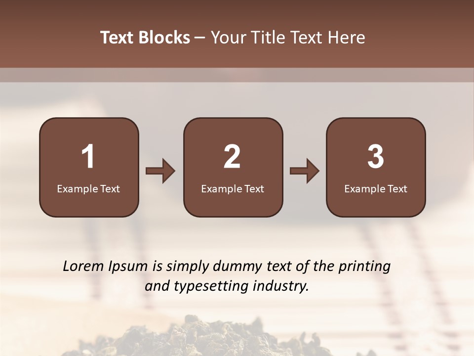 Peaceful Beach Old PowerPoint Template