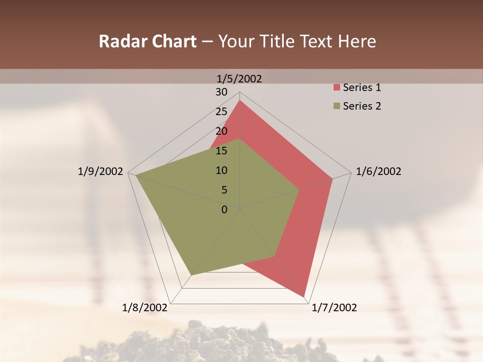 Peaceful Beach Old PowerPoint Template
