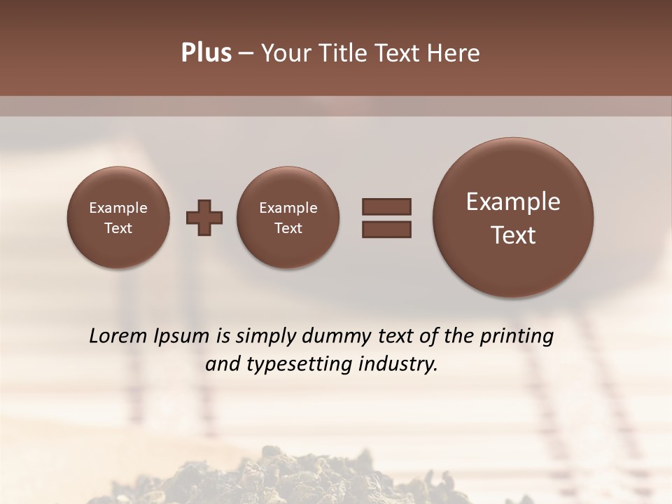 Peaceful Beach Old PowerPoint Template