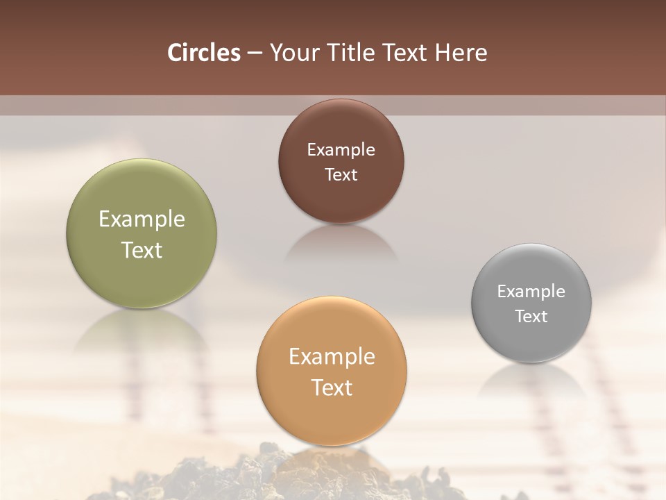 Peaceful Beach Old PowerPoint Template
