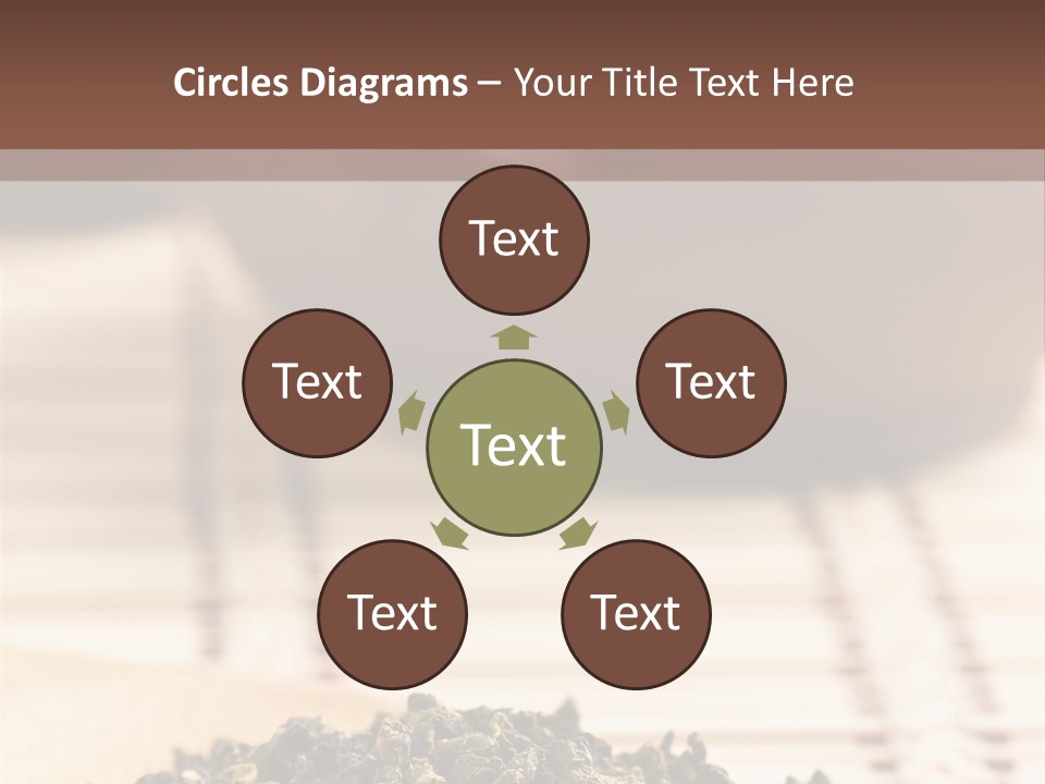 Peaceful Beach Old PowerPoint Template