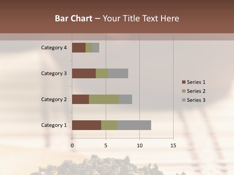 Peaceful Beach Old PowerPoint Template