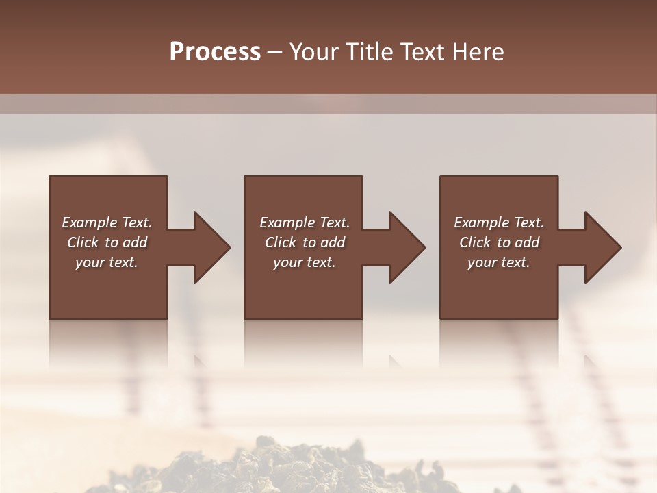 Peaceful Beach Old PowerPoint Template