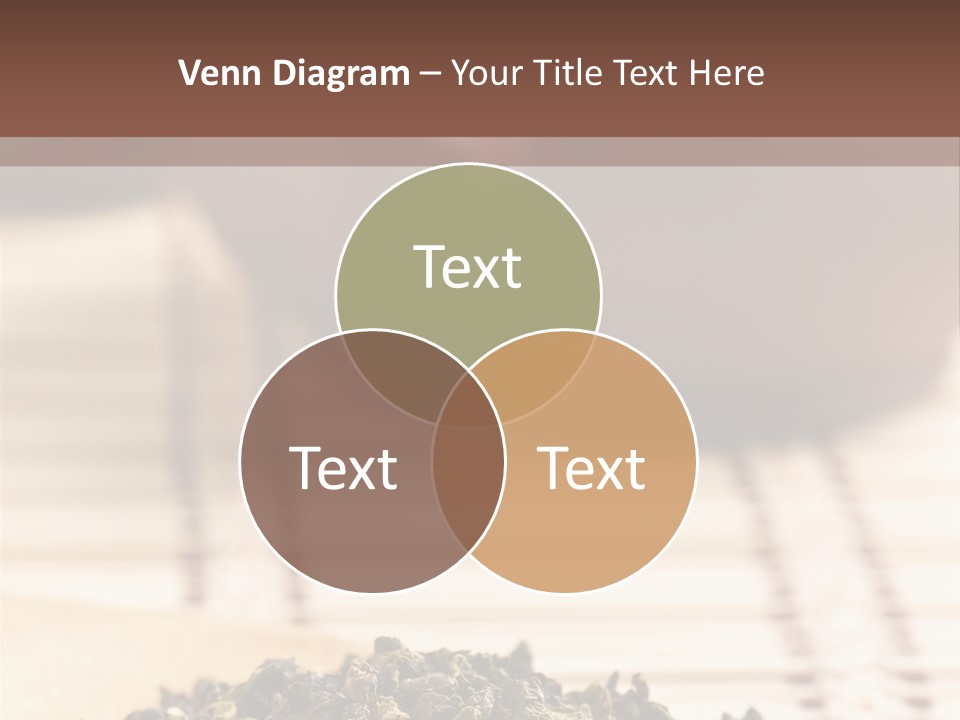 Peaceful Beach Old PowerPoint Template