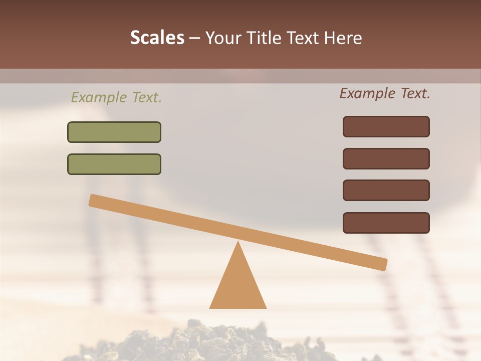 Peaceful Beach Old PowerPoint Template