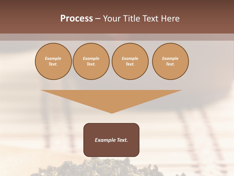 Peaceful Beach Old PowerPoint Template
