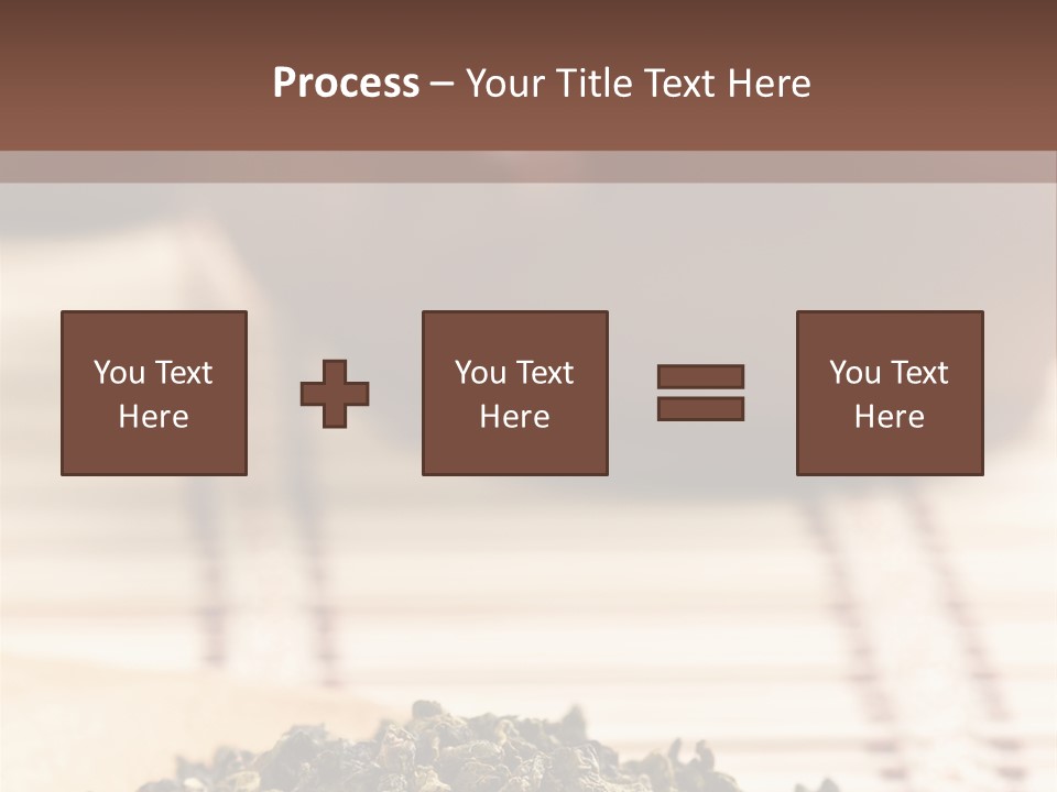 Peaceful Beach Old PowerPoint Template