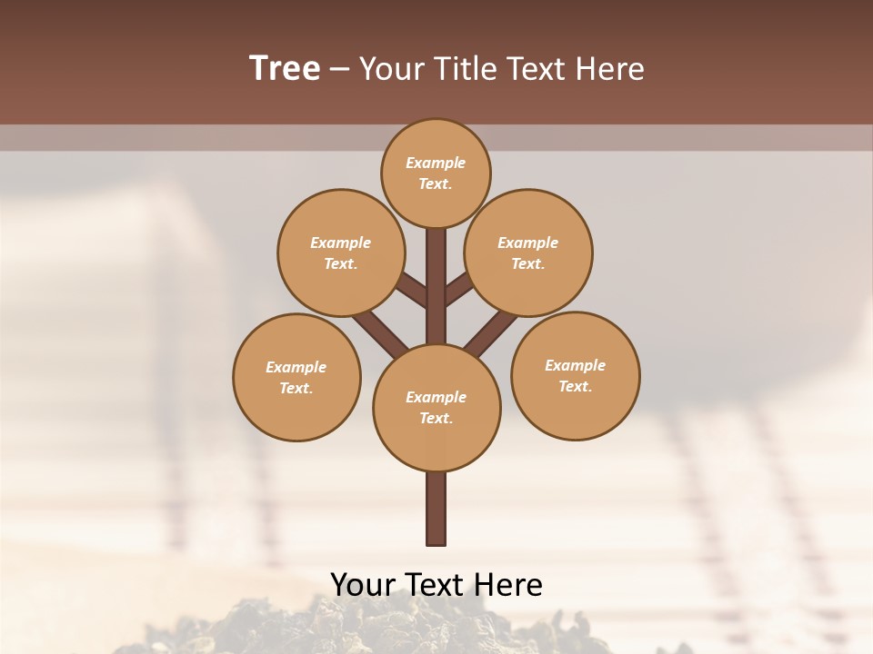 Peaceful Beach Old PowerPoint Template