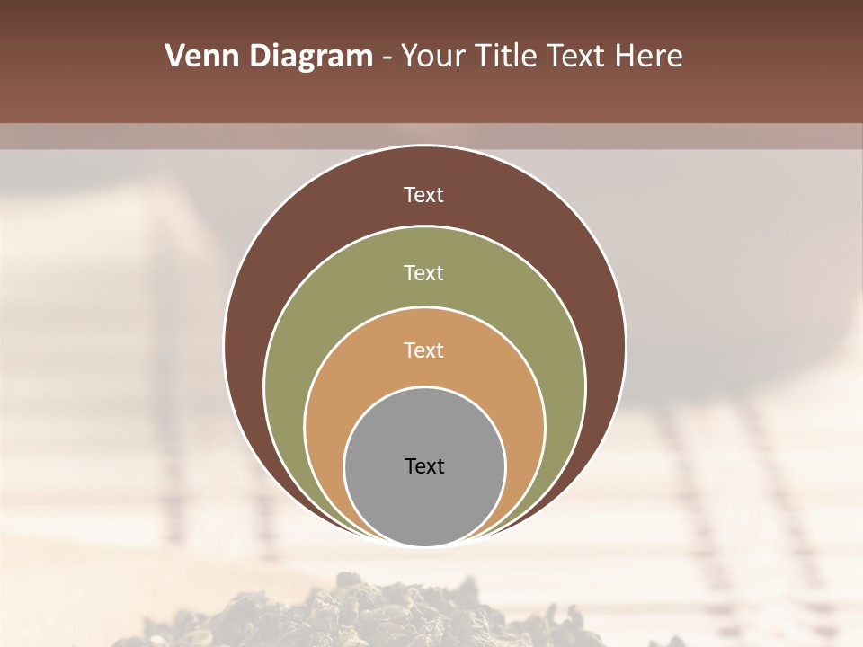 Peaceful Beach Old PowerPoint Template